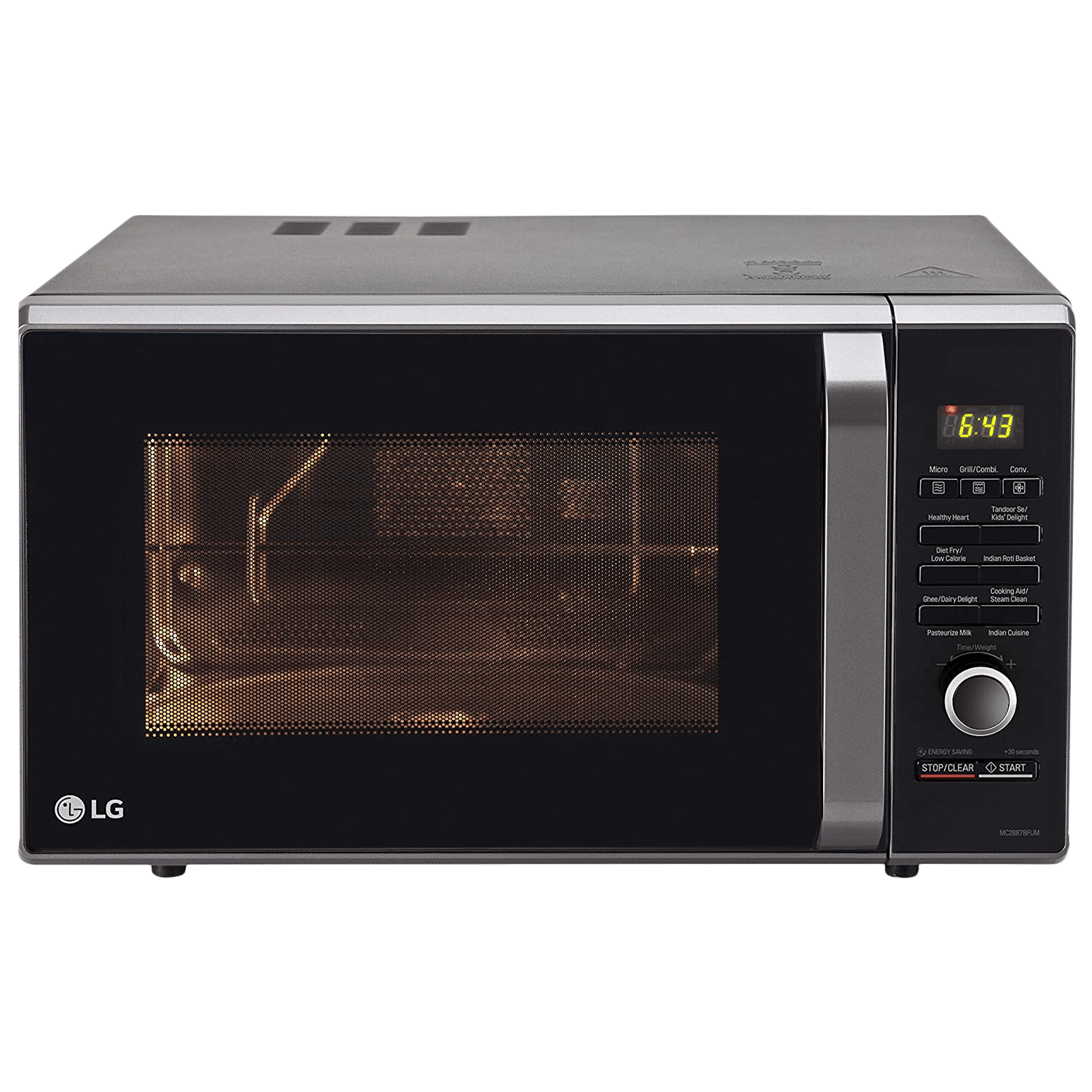 LG 28L Convection Microwave Oven with Intellowave Technology (MC2887BFUM, Black)_6