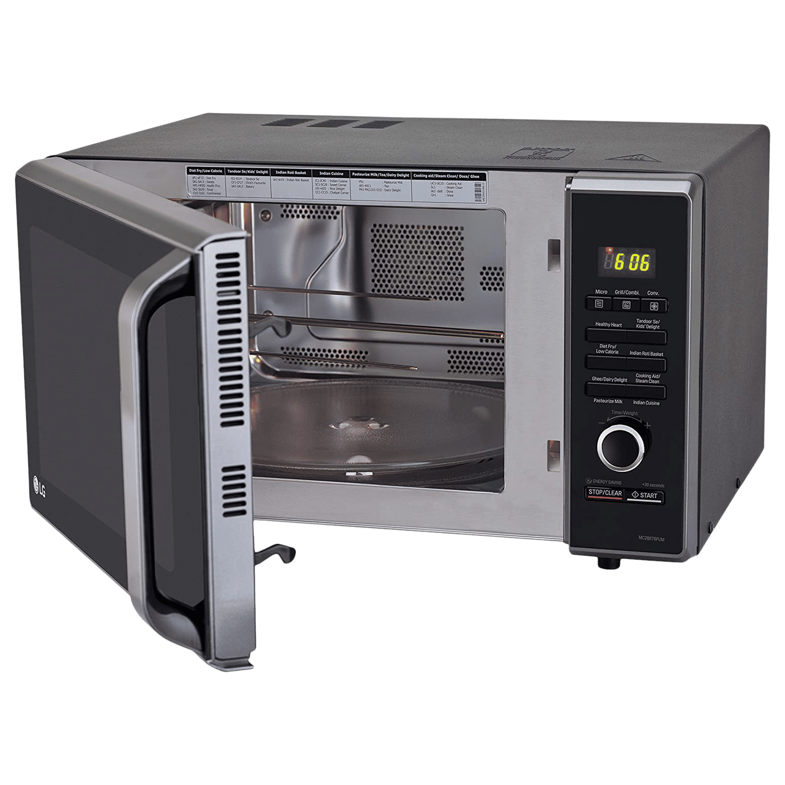 LG 28L Convection Microwave Oven with Intellowave Technology (MC2887BFUM, Black)_7