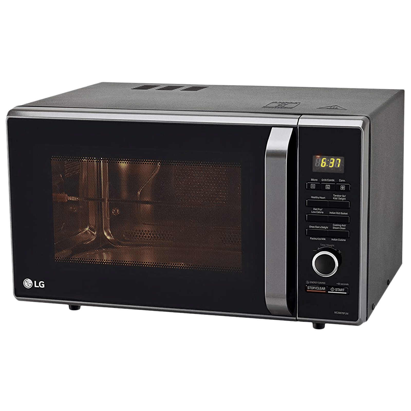 LG 28L Convection Microwave Oven with Intellowave Technology (MC2887BFUM, Black)_8
