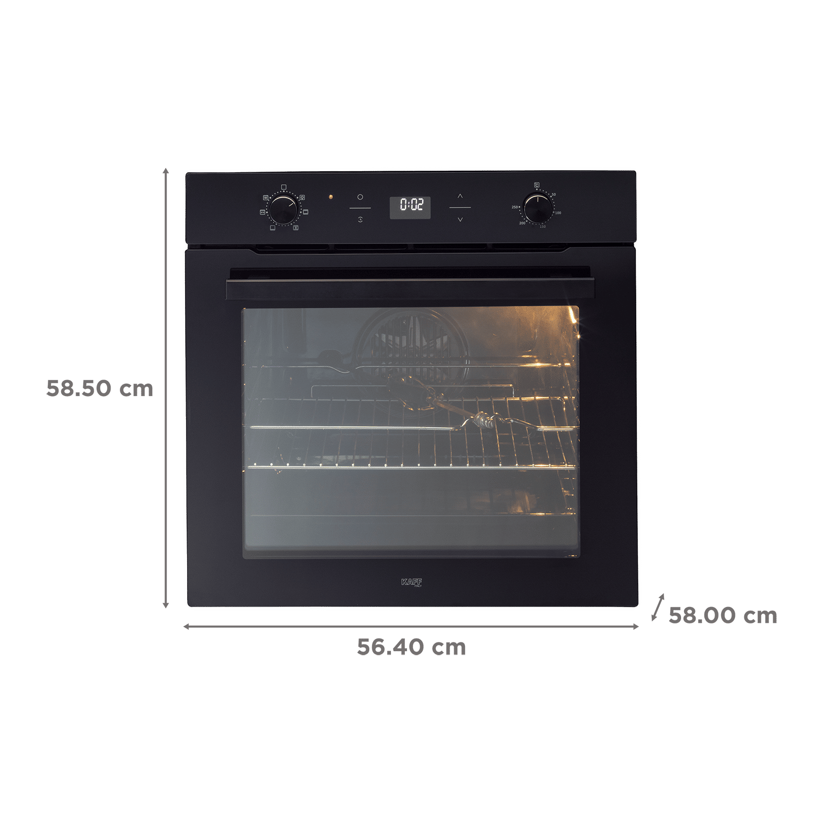 KAFF Series Collection 81L Built-in Electric Microwave Oven with 3 Layer Glass Door (OV 81 GIKF, Black) KAFF Series Collection 81L Built-in Electric Microwave Oven with 3 Layer Glass Door (OV 81 GIKF, Black)_2