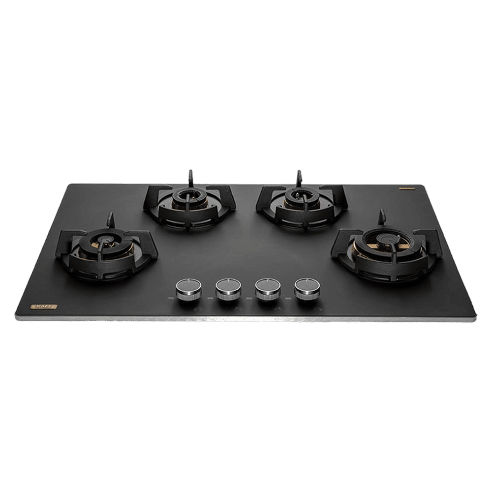 KAFF MSM 804 Toughened Glass Top 4 Burner Automatic Hob (Flame Failure Device, Black) KAFF MSM 804 Toughened Glass Top 4 Burner Automatic Hob (Flame Failure Device, Black)_1