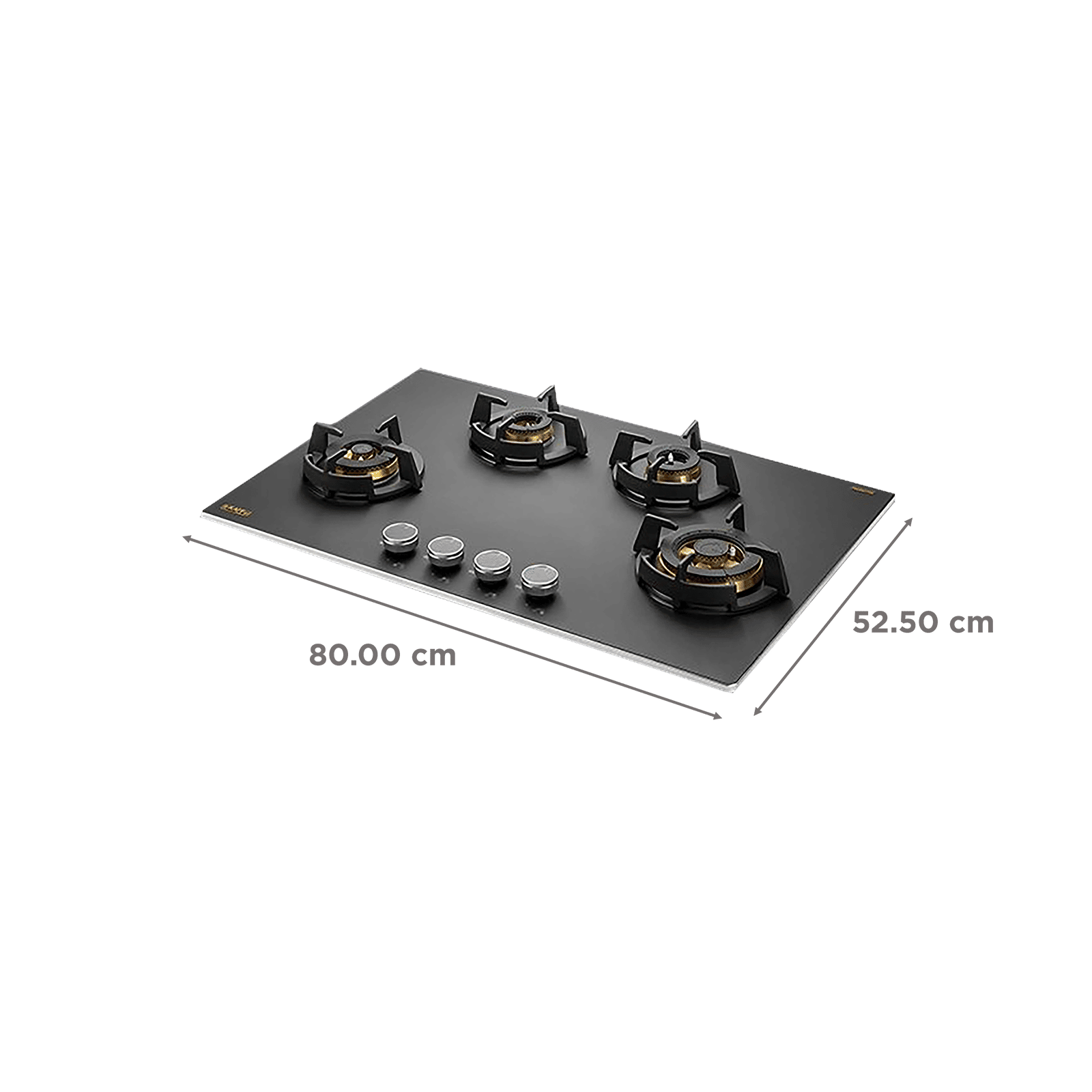 KAFF MSM 804 Toughened Glass Top 4 Burner Automatic Hob (Flame Failure Device, Black) KAFF MSM 804 Toughened Glass Top 4 Burner Automatic Hob (Flame Failure Device, Black)_2
