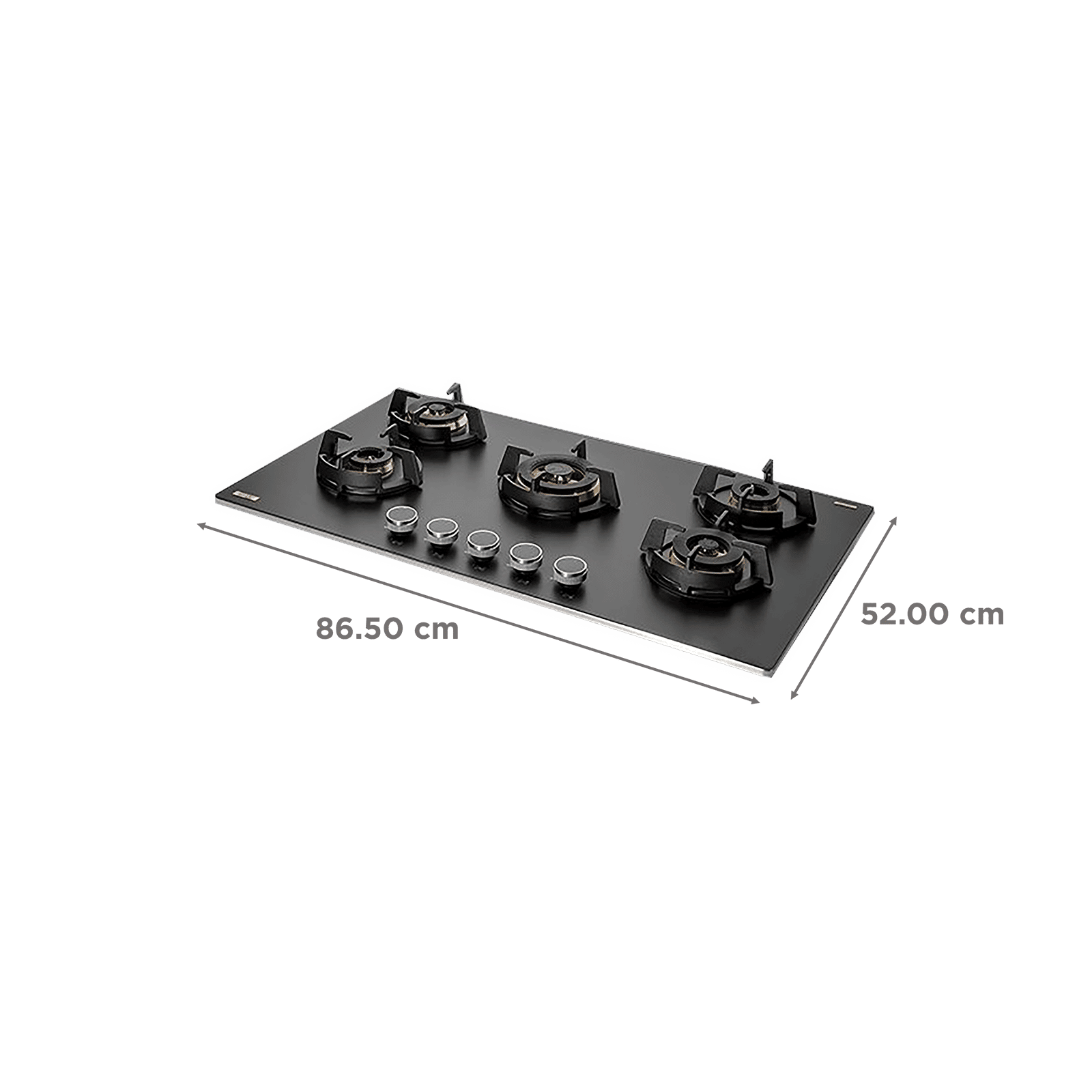 KAFF MSM 865 Glass Top 5 Burner Automatic Hob (Flame Failure Device, Black) KAFF MSM 865 Glass Top 5 Burner Automatic Hob (Flame Failure Device, Black)_2