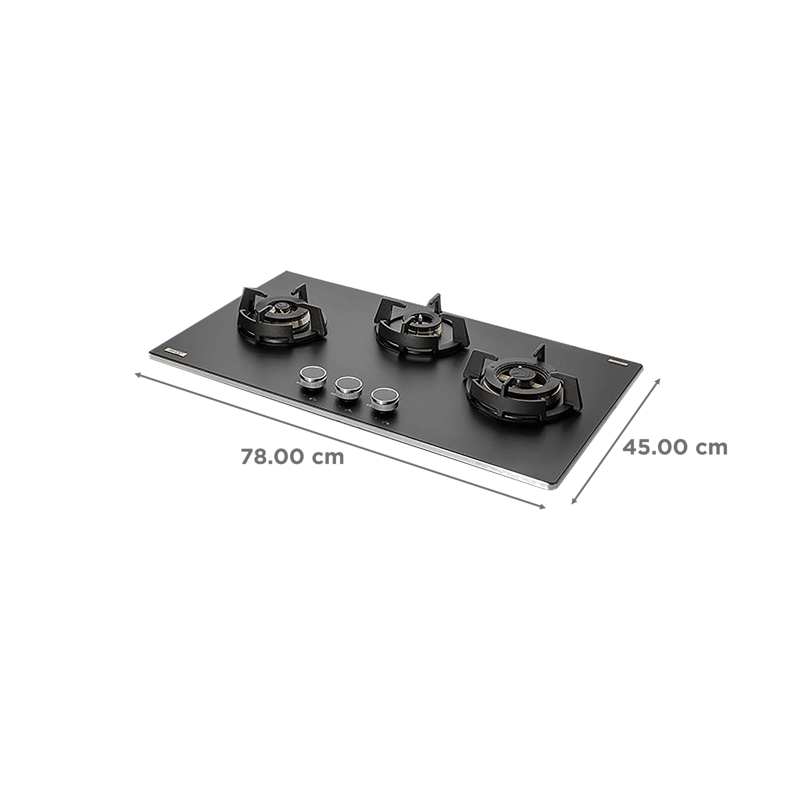 KAFF MSM 783 Glass Top 3 Burner Automatic Hob (Flame Failure Device, Black) KAFF MSM 783 Glass Top 3 Burner Automatic Hob (Flame Failure Device, Black)_2
