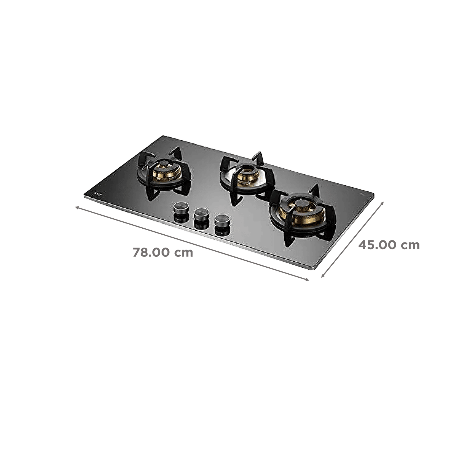 KAFF Bellini Tempered Glass Top 3 Burner Automatic Electric Hob (Flame Failure Device, Black) KAFF Bellini Tempered Glass Top 3 Burner Automatic Electric Hob (Flame Failure Device, Black)_2