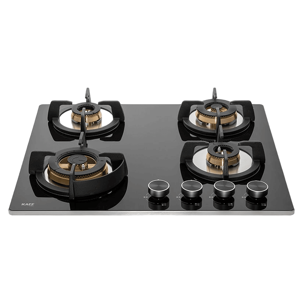 KAFF BLH-F 604 Tempered Glass Top 4 Burner Automatic Electric Hob (Flame Failure Device, Black) KAFF BLH-F 604 Tempered Glass Top 4 Burner Automatic Electric Hob (Flame Failure Device, Black)_1