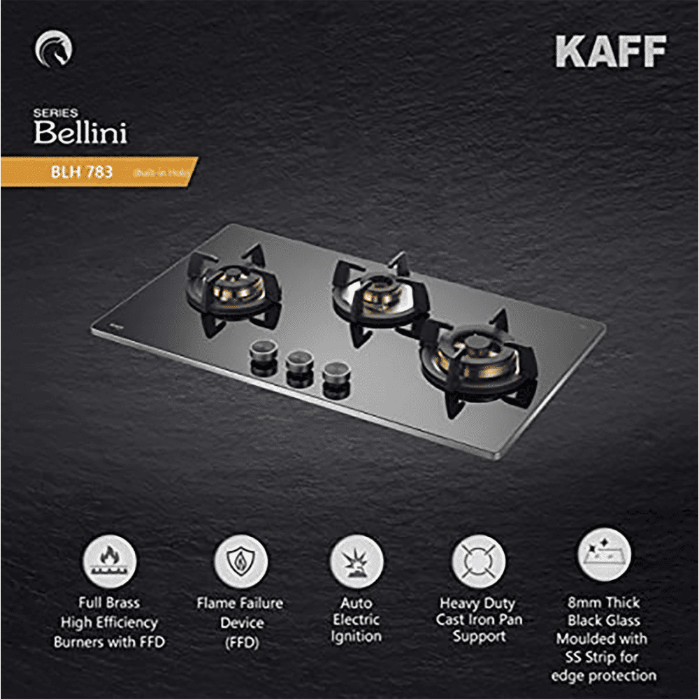 KAFF BLH-F 783X Tempered Glass Top 3 Burner Automatic Electric Hob (Flame Failure Device, Black) KAFF BLH-F 783X Tempered Glass Top 3 Burner Automatic Electric Hob (Flame Failure Device, Black)_13