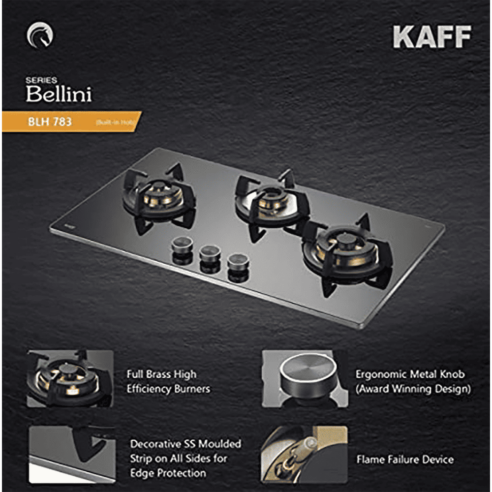 KAFF BLH-F 783X Tempered Glass Top 3 Burner Automatic Electric Hob (Flame Failure Device, Black) KAFF BLH-F 783X Tempered Glass Top 3 Burner Automatic Electric Hob (Flame Failure Device, Black)_16