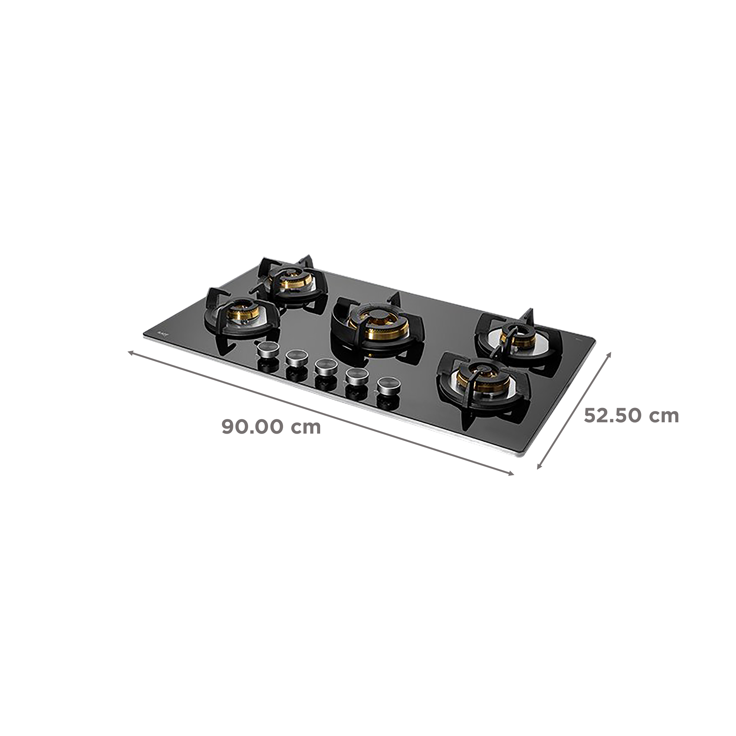 KAFF Bellini-F Tempered Glass Top 5 Burner Automatic Electric Hob (Flame Failure Device, Black)_2