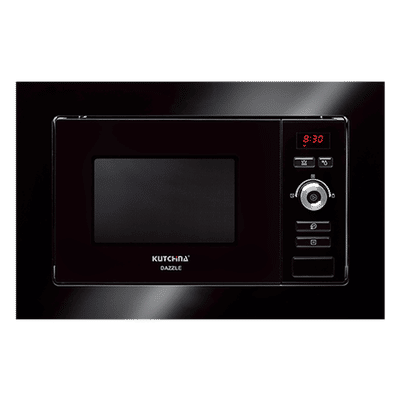 Kutchina Dazzle 22L 60cm Built-in Microwave with 8 Autocook Menus (243, Black)