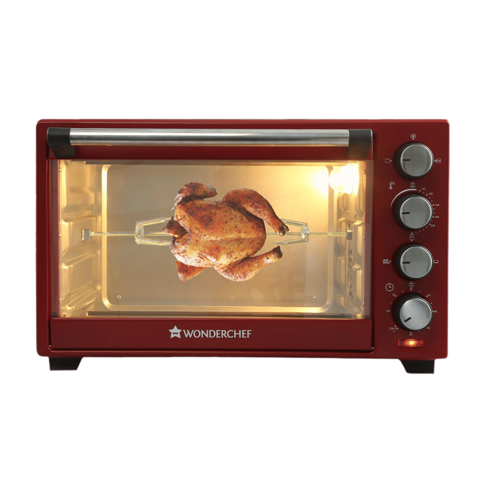 WONDERCHEF Crimson Edge 28L Oven Toaster Grill with Cutting Edge Technology (Red) WONDERCHEF Crimson Edge 28L Oven Toaster Grill with Cutting Edge Technology (Red)_1
