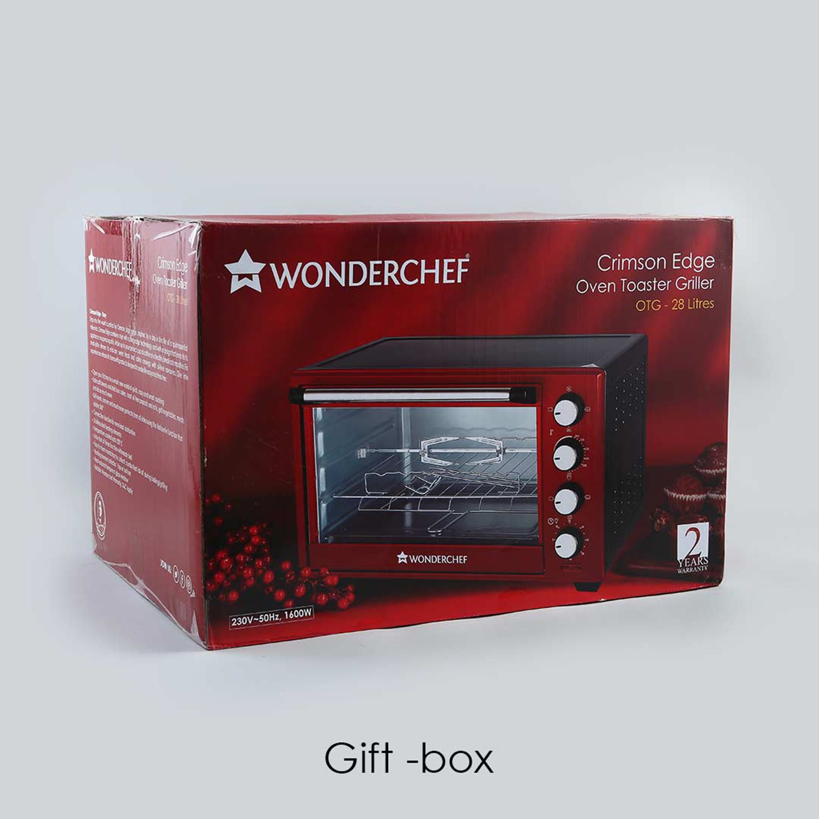 WONDERCHEF Crimson Edge 28L Oven Toaster Grill with Cutting Edge Technology (Red) WONDERCHEF Crimson Edge 28L Oven Toaster Grill with Cutting Edge Technology (Red)_12