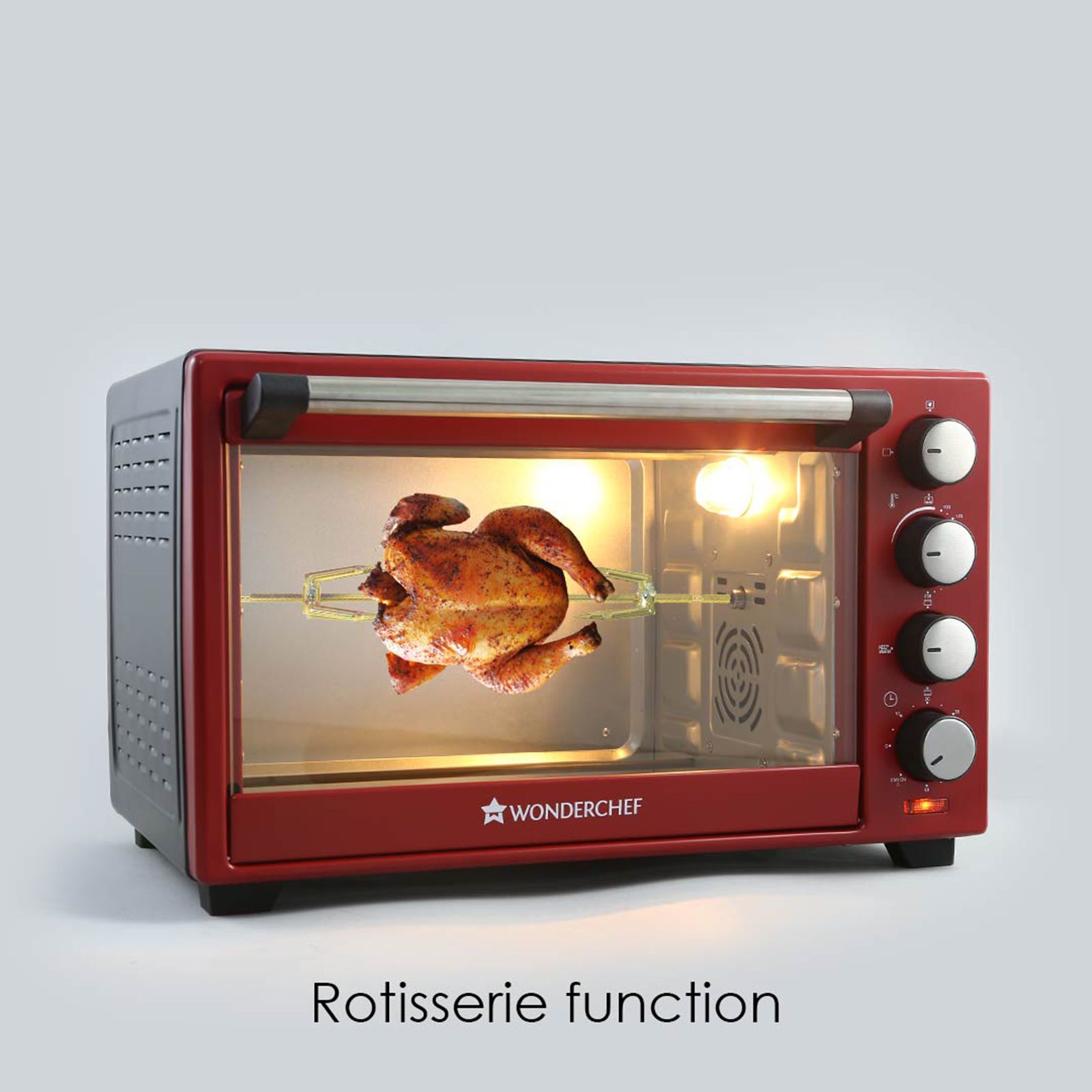 WONDERCHEF Crimson Edge 28L Oven Toaster Grill with Cutting Edge Technology (Red) WONDERCHEF Crimson Edge 28L Oven Toaster Grill with Cutting Edge Technology (Red)_17