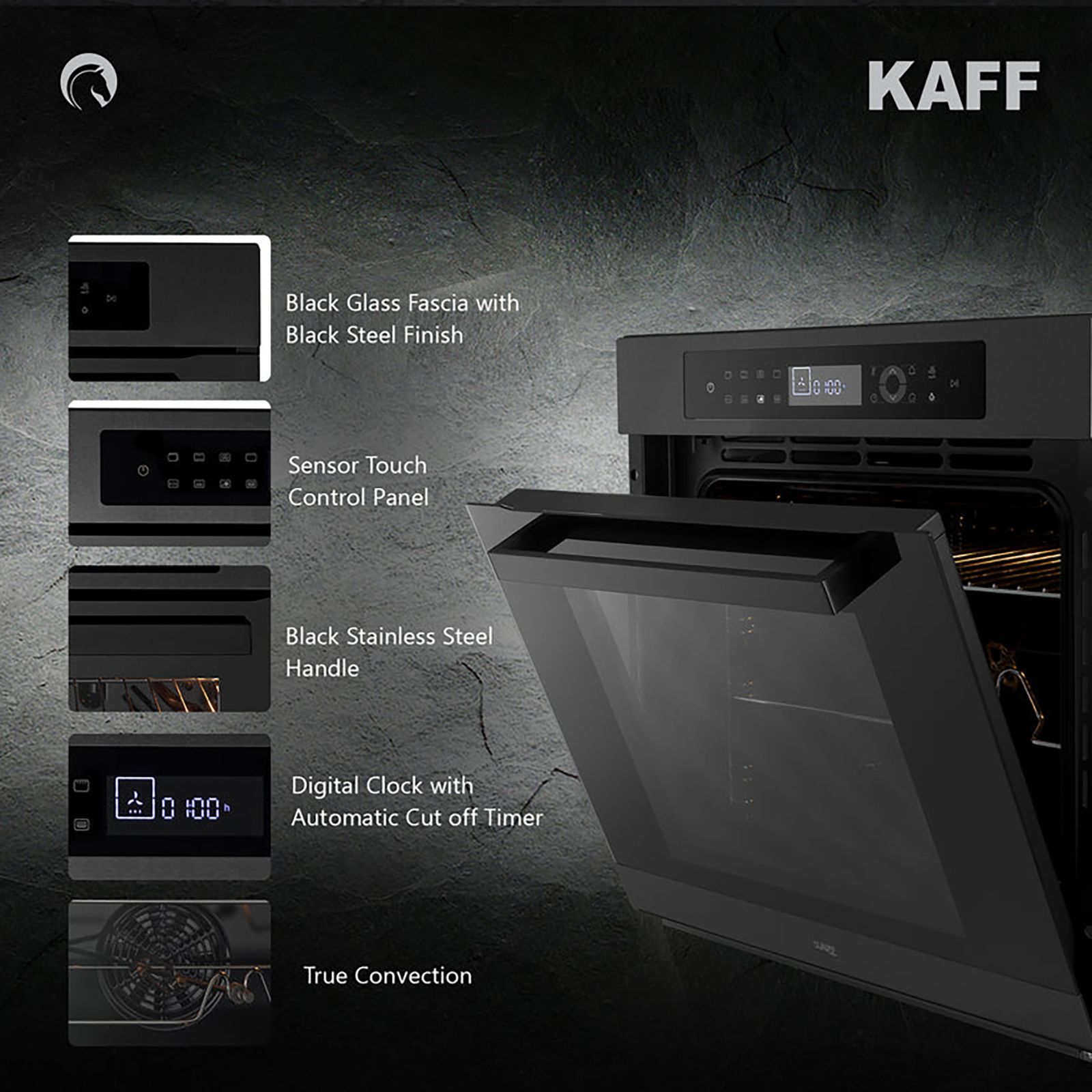 KAFF Series Cassino 73L 60cm Oven Toaster Grill with Memory Function (CSOV6BSN, Black) KAFF Series Cassino 73L 60cm Oven Toaster Grill with Memory Function (CSOV6BSN, Black)_9