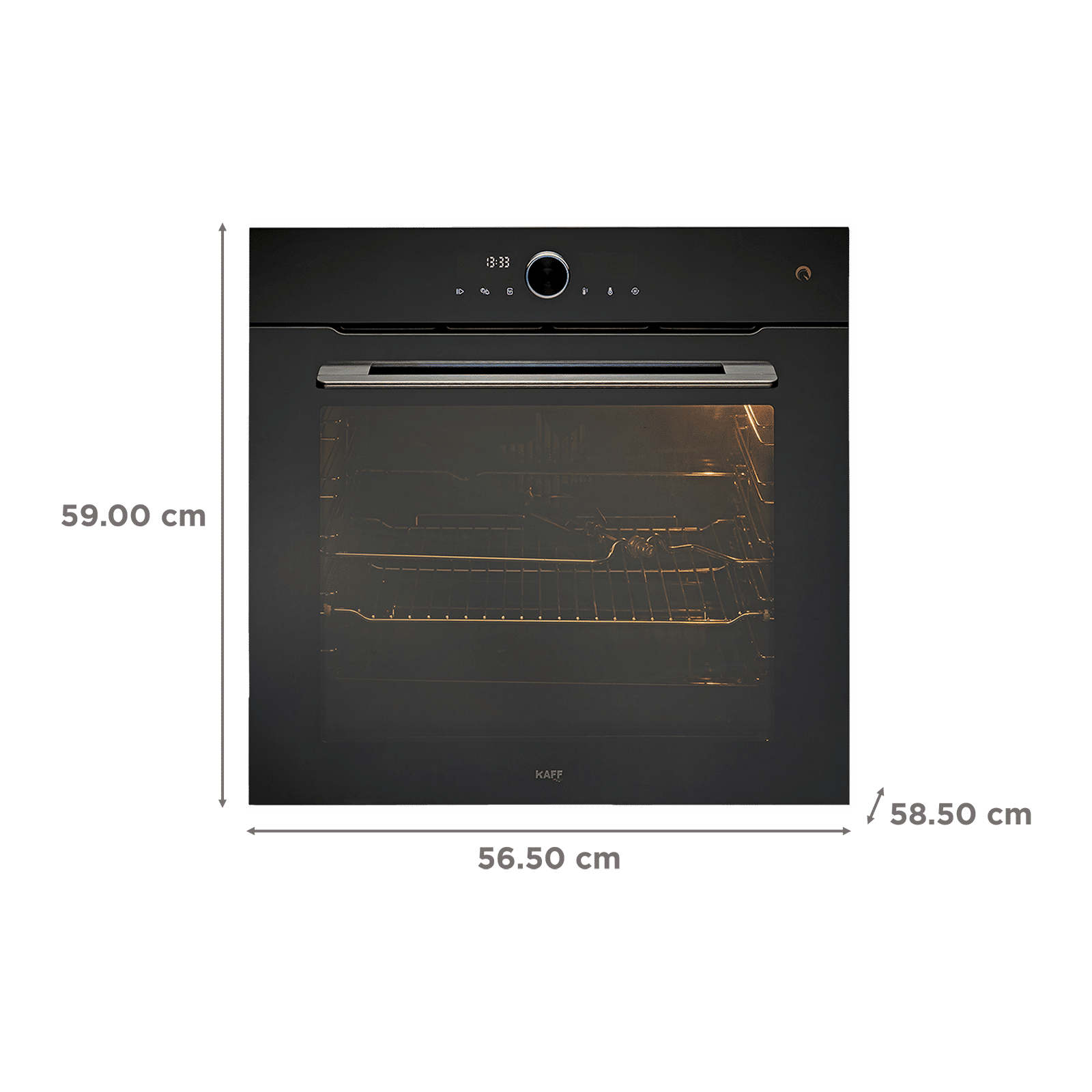 KAFF Series Collection 81L 60cm Built-in Microwave with 3D Hot Air Technology (OV81ZNSC, Black) KAFF Series Collection 81L 60cm Built-in Microwave with 3D Hot Air Technology (OV81ZNSC, Black)_2
