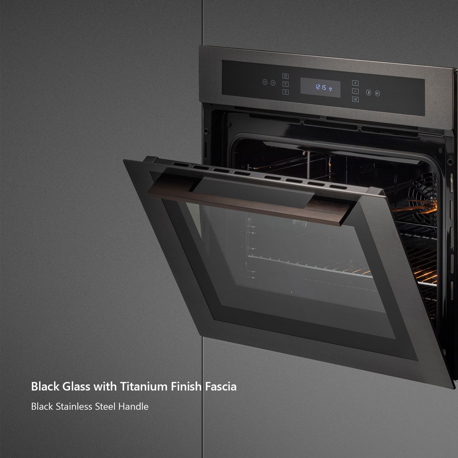 KAFF Series Mazzini 67L 60cm Built-in Electric Microwave with Memory Function (MZOV6TN, Black)_5