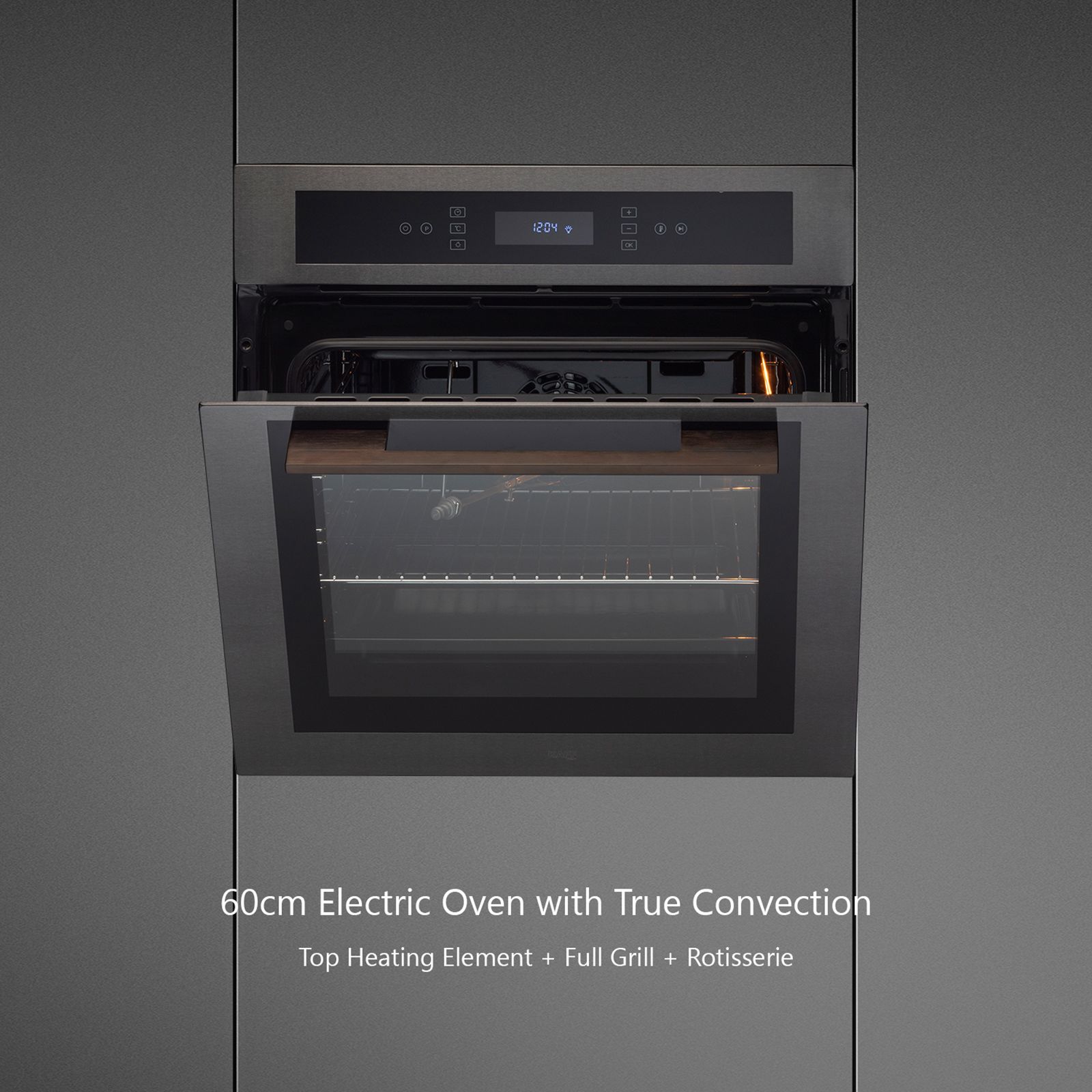 KAFF Series Mazzini 67L 60cm Built-in Electric Microwave with Memory Function (MZOV6TN, Black)_8