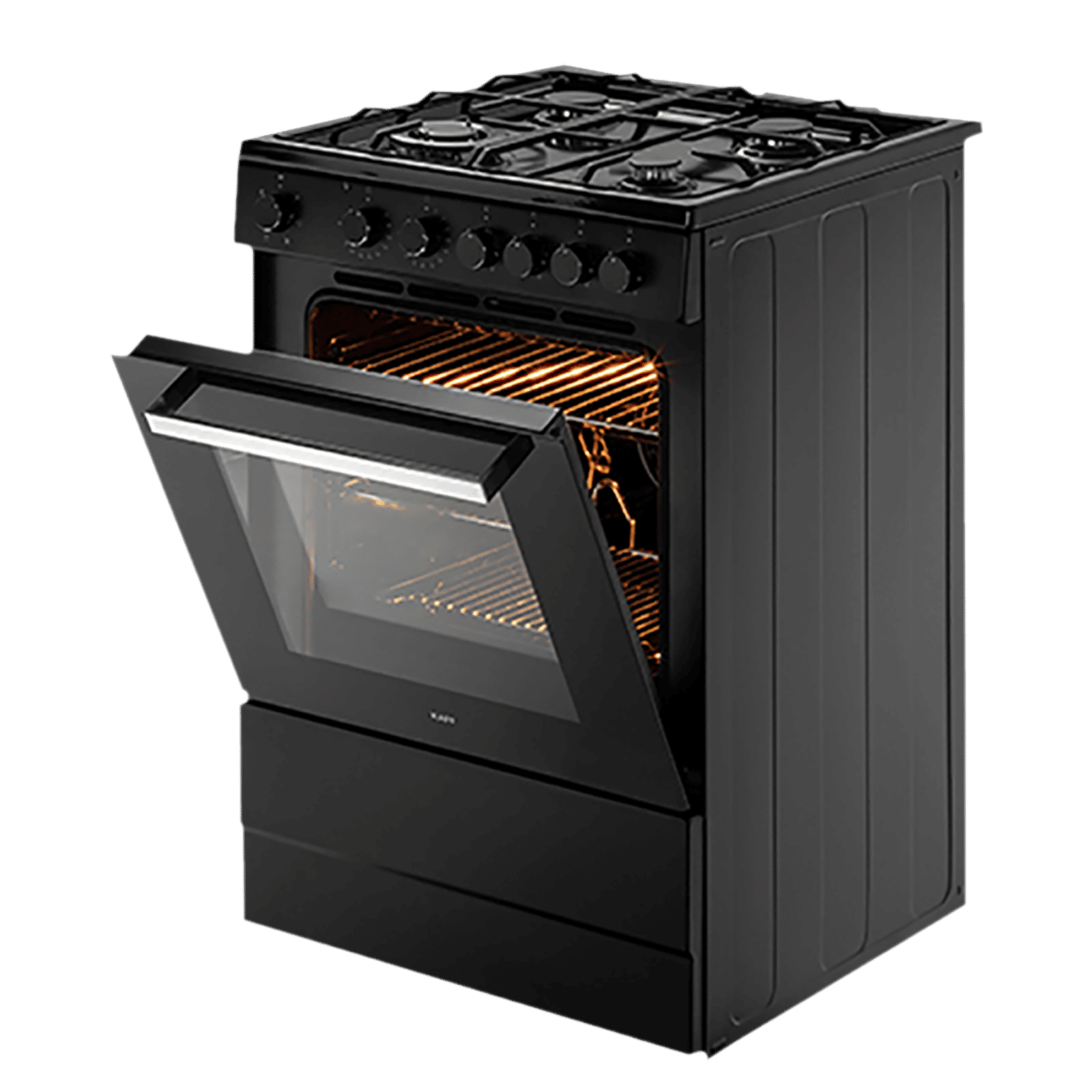 KAFF 60 Litres 4 Burner Cooking Range with Electric Oven (KAB60, Black)_5