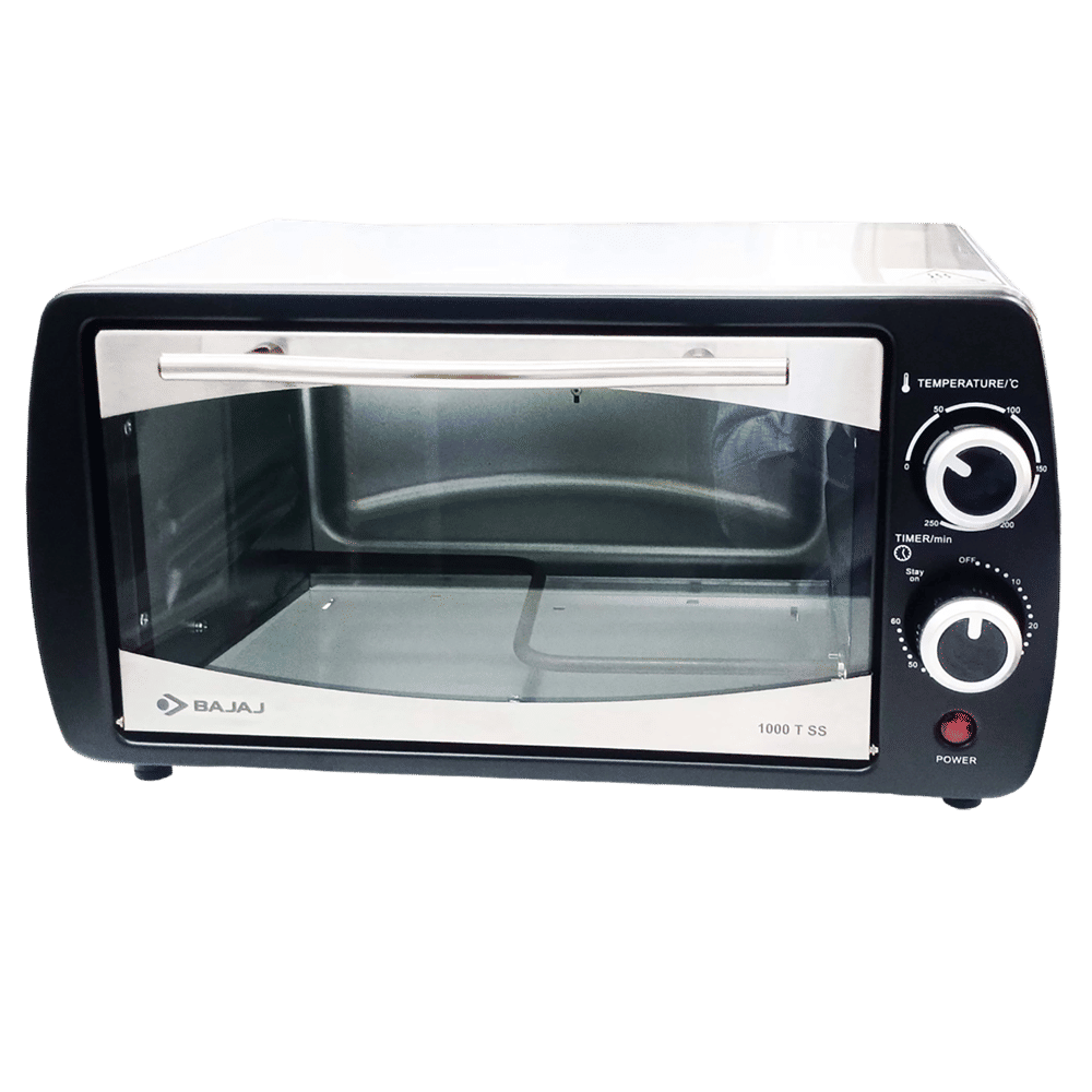 BAJAJ Majesty 1000 TSS 10L Oven Toaster Grill with Unique Heating Element Design (Black/Silver) BAJAJ Majesty 1000 TSS 10L Oven Toaster Grill with Unique Heating Element Design (Black/Silver)_1