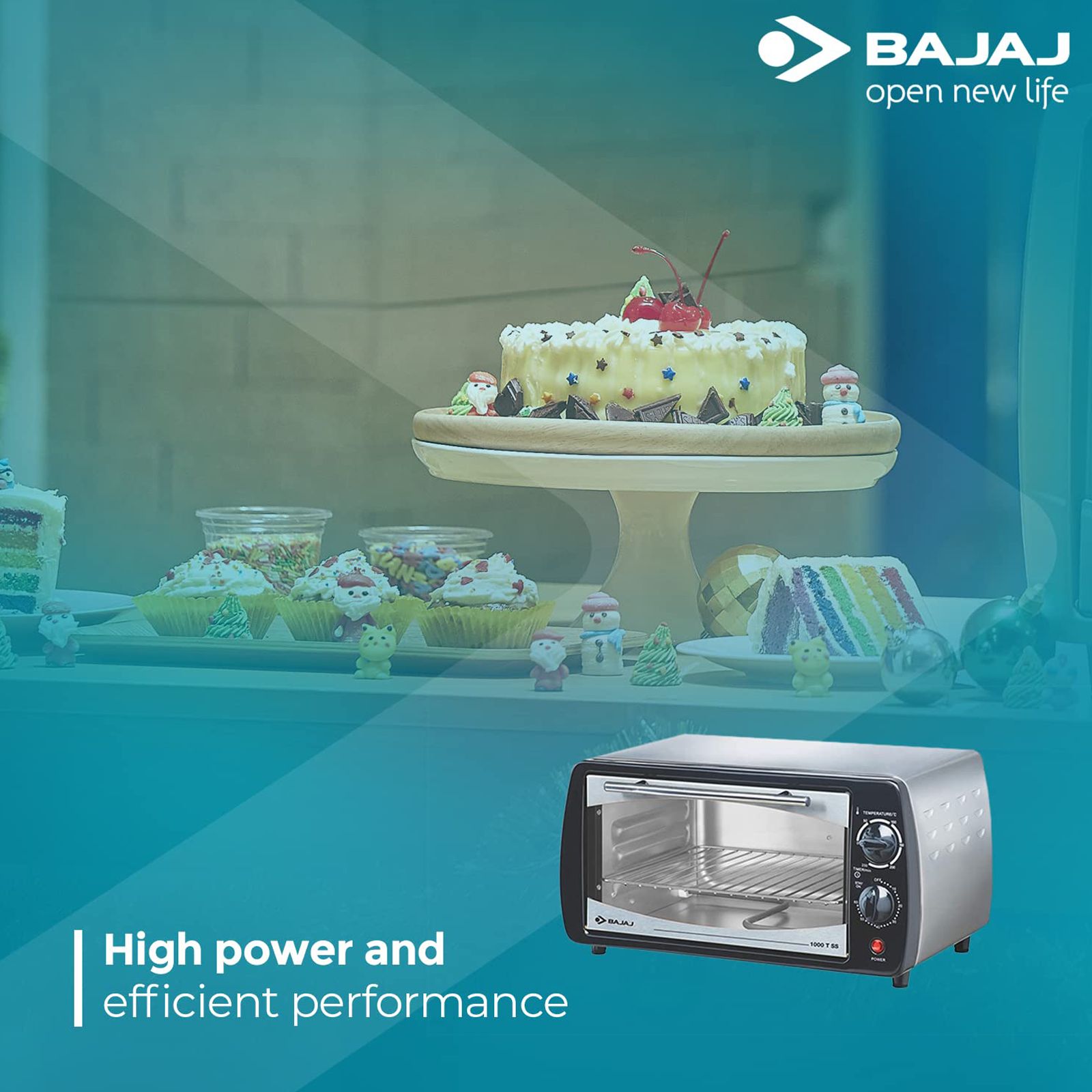 BAJAJ Majesty 1000 TSS 10L Oven Toaster Grill with Unique Heating Element Design (Black/Silver) BAJAJ Majesty 1000 TSS 10L Oven Toaster Grill with Unique Heating Element Design (Black/Silver)_9