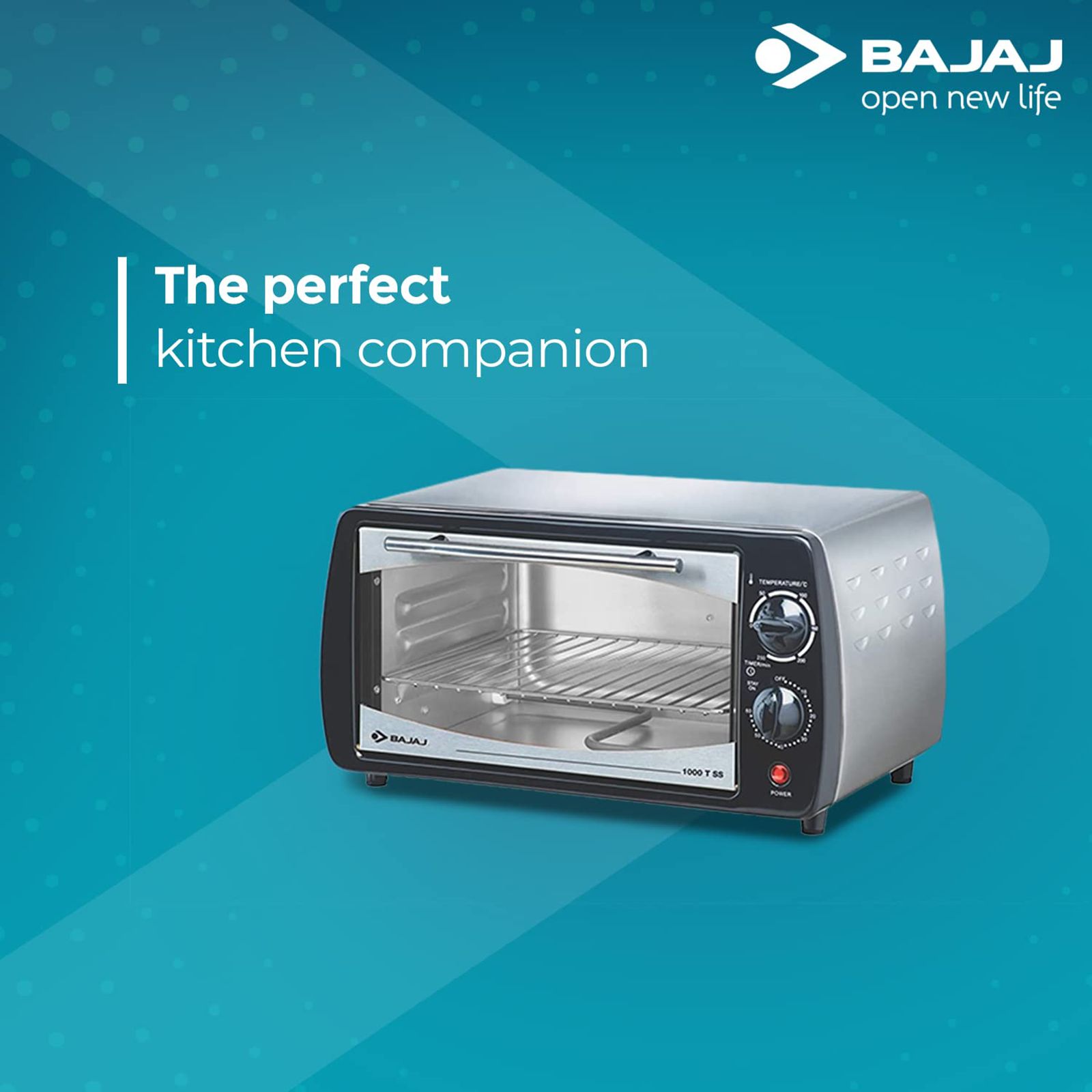 BAJAJ Majesty 1000 TSS 10L Oven Toaster Grill with Unique Heating Element Design (Black/Silver) BAJAJ Majesty 1000 TSS 10L Oven Toaster Grill with Unique Heating Element Design (Black/Silver)_11