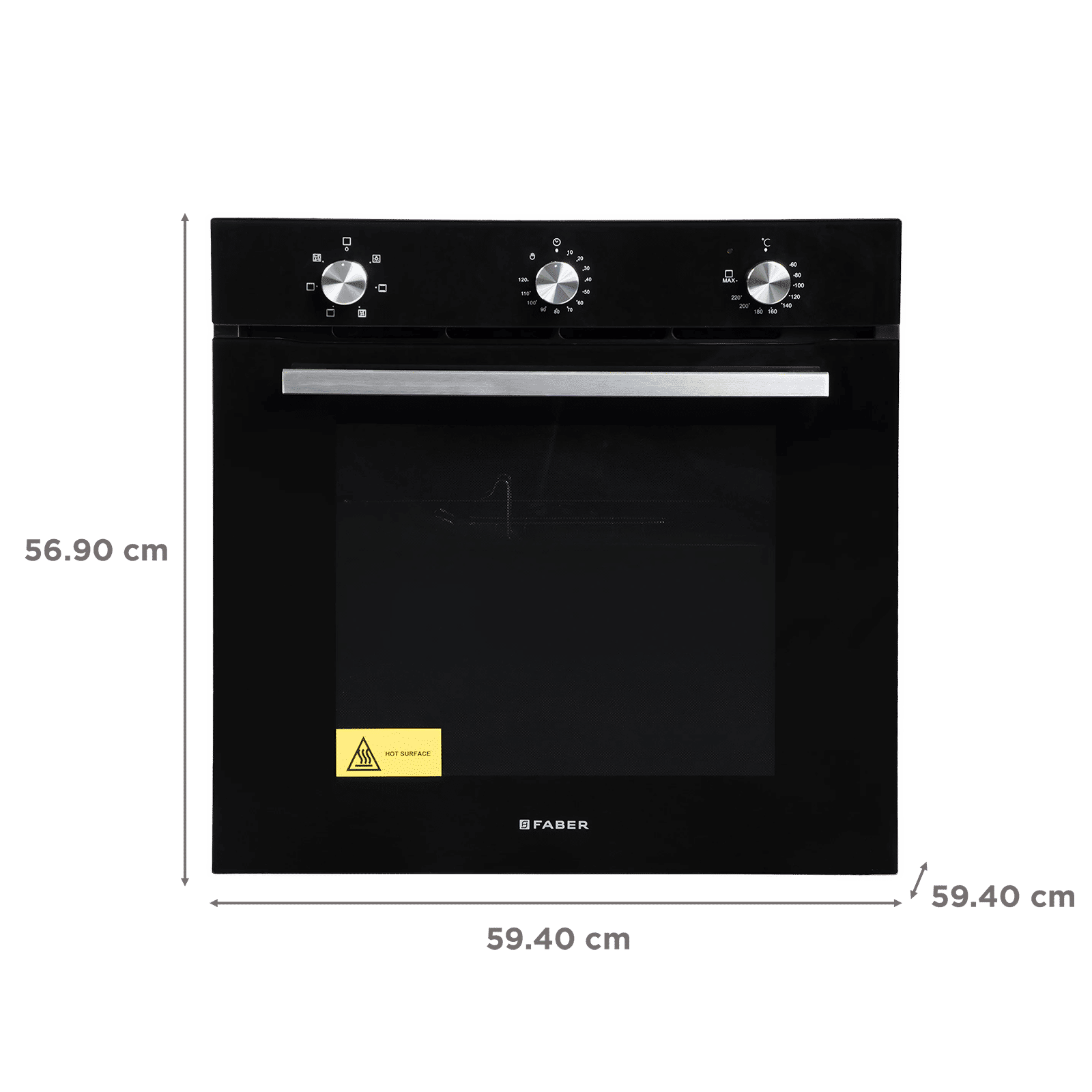 FABER FBIO 6F BK 80L Built-in Microwave with Digital Display (116.0680.241, Black) FABER FBIO 6F BK 80L Built-in Microwave with Digital Display (116.0680.241, Black)_2