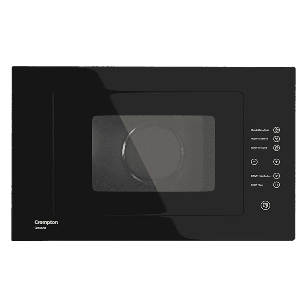Crompton GrandArt 25L Built-in Convection Microwave Oven with 8 Autocook Menus (MWO-GACON25L--MBL, Midnight Black) Crompton GrandArt 25L Built-in Convection Microwave Oven with 8 Autocook Menus (MWO-GACON25L--MBL, Midnight Black)_9