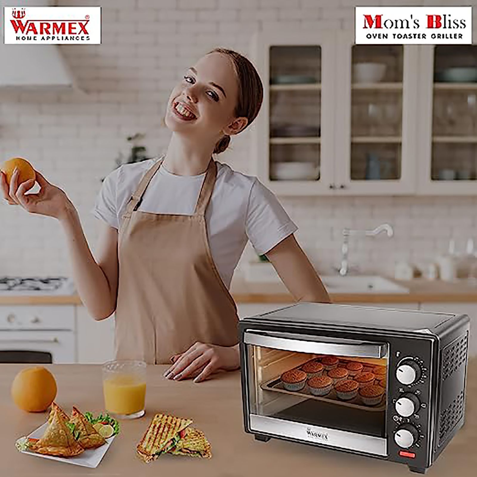 WARMEX MB20L 20L Oven Toaster Grill with 14 Autocook Menus (Black)_11