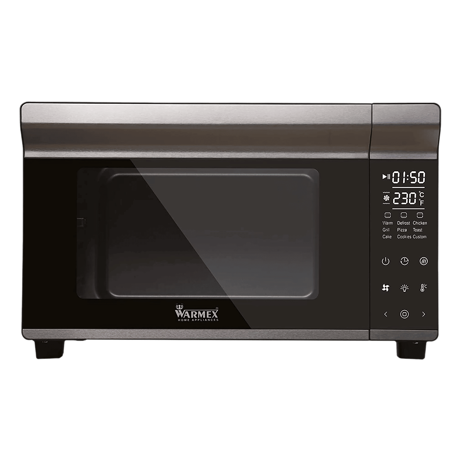 WARMEX 28L Oven Toaster Grill with Motorized Rotisserie (MB28L, Black)_1