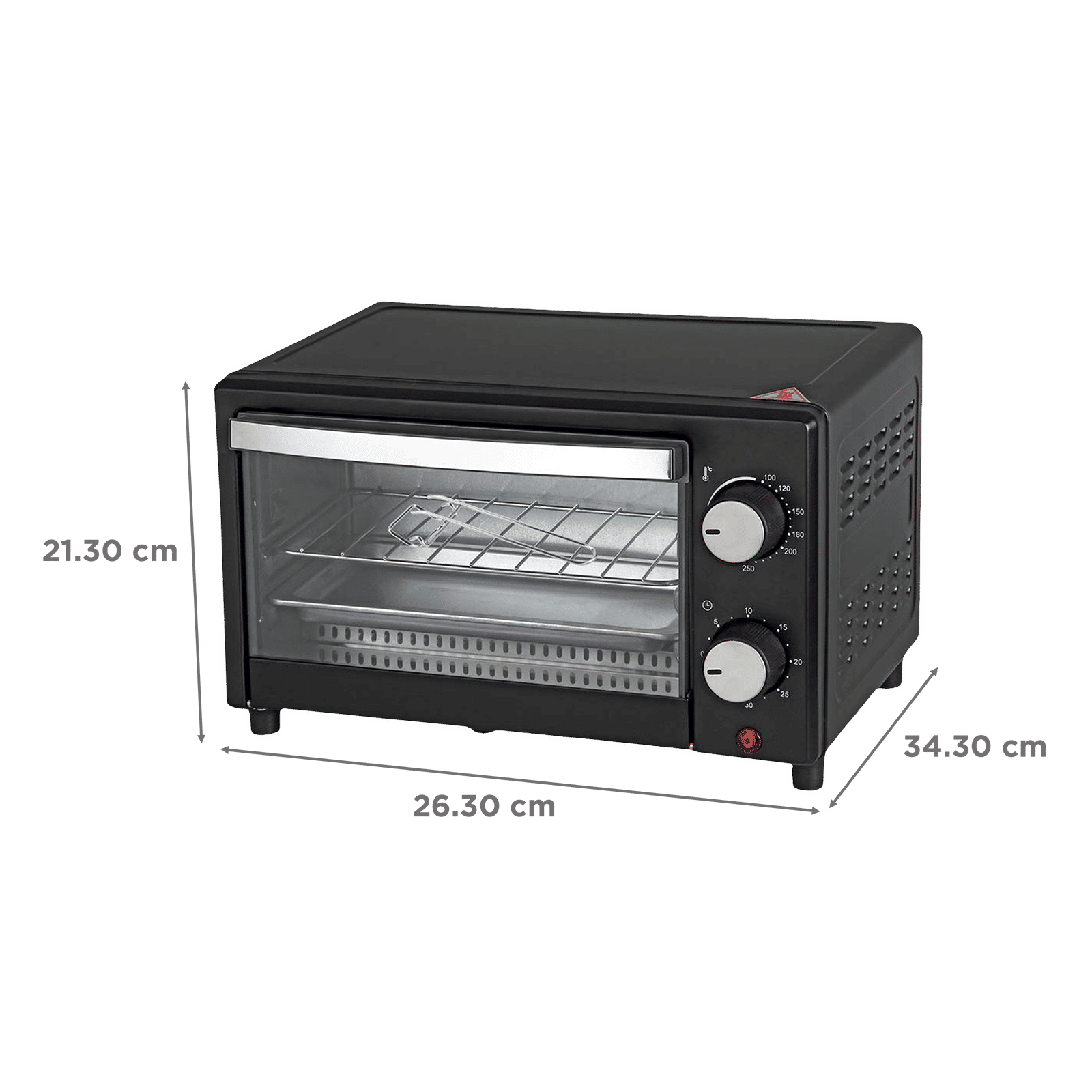 AGARO Marvel 9L Oven Toaster Grill with Automatic Thermostat (Black) AGARO Marvel 9L Oven Toaster Grill with Automatic Thermostat (Black)_2