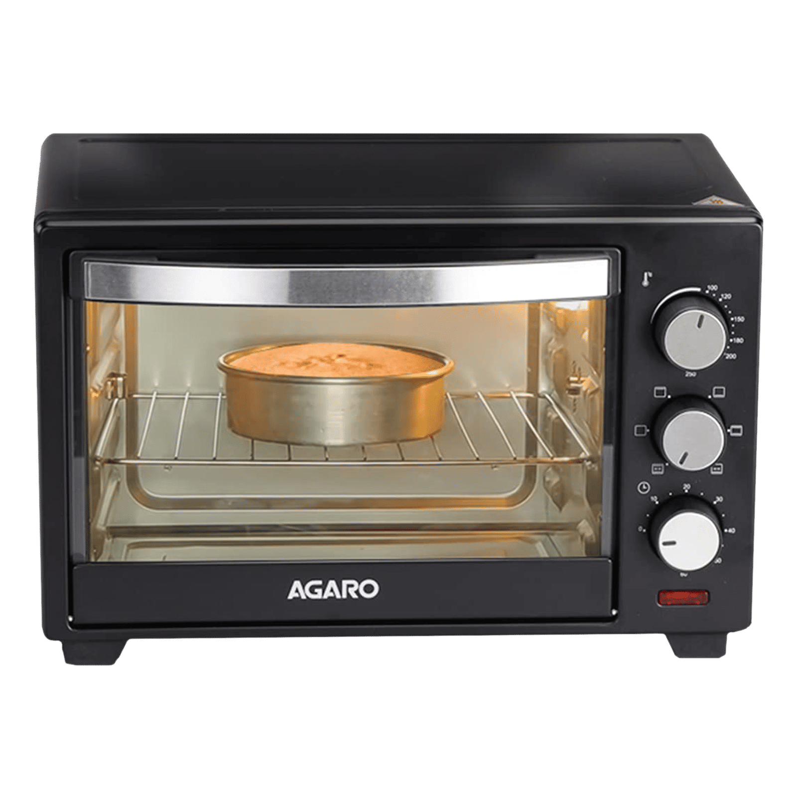 AGARO Marvel 19L Oven Toaster Grill with 5 Heating Modes (Black) AGARO Marvel 19L Oven Toaster Grill with 5 Heating Modes (Black)_1