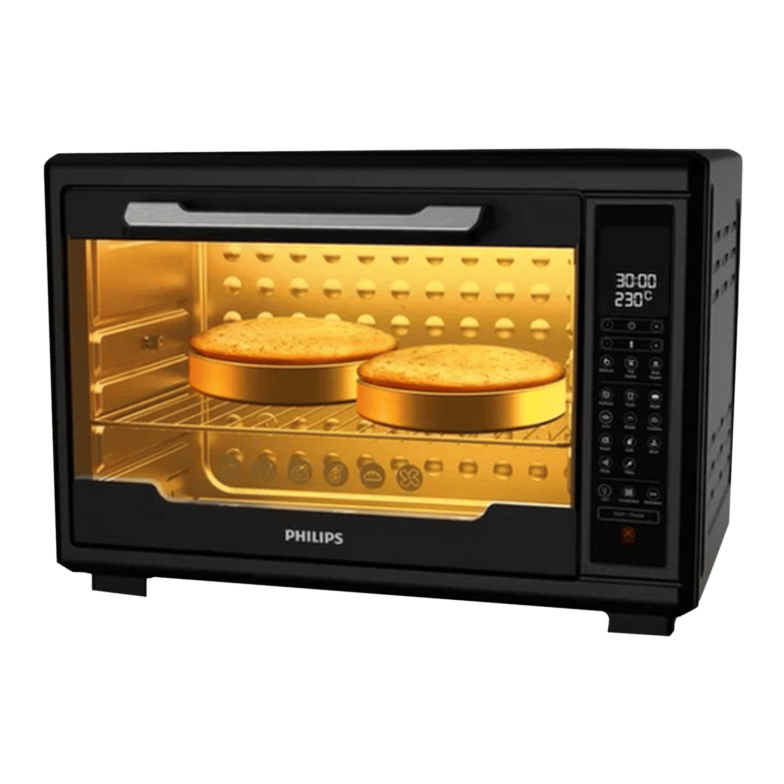 PHILIPS 55L Oven Toaster Grill with Opti Temp Technology (HD6977/00, Black)_1