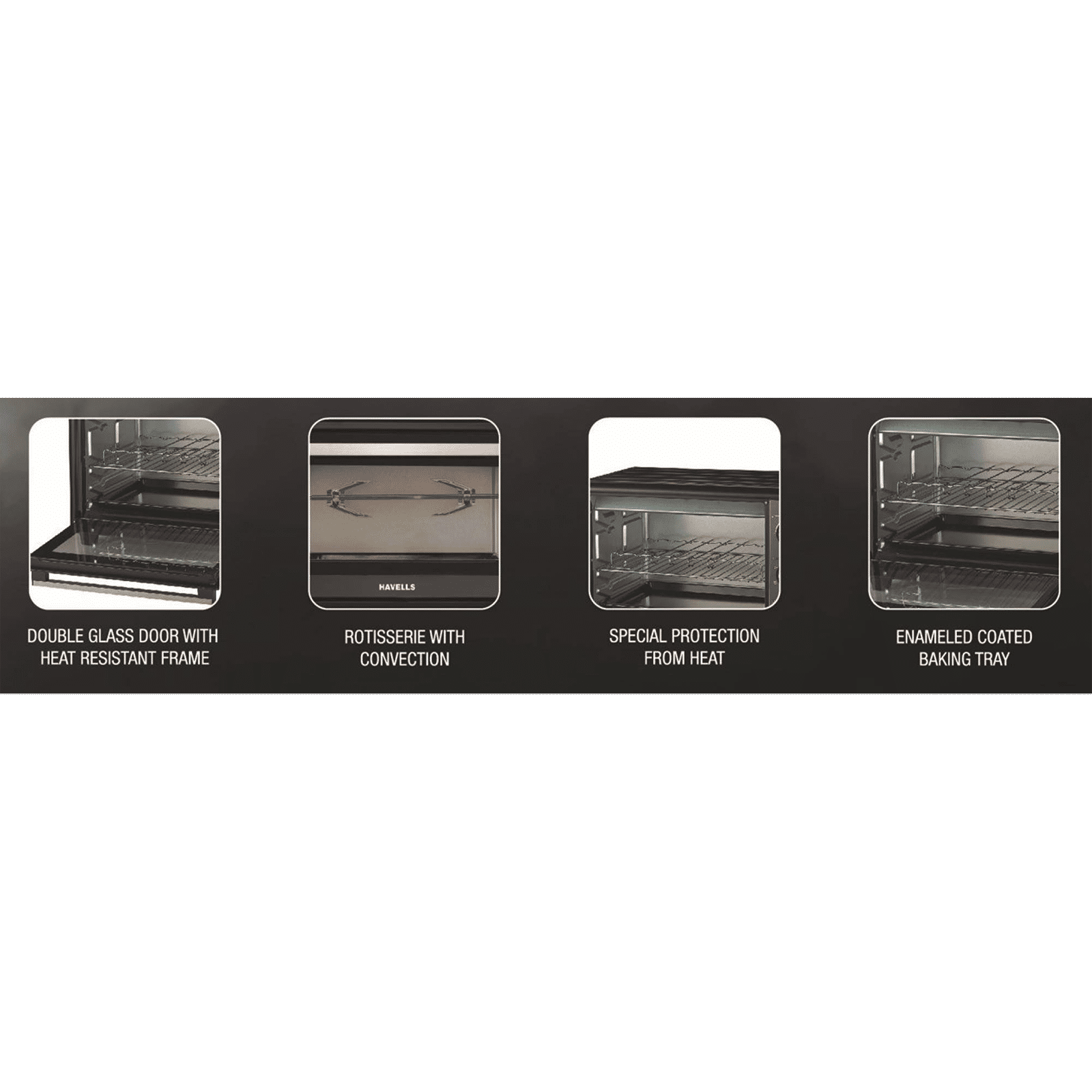 HAVELLS 48RC BL 48L Oven Toaster Grill with Motorized Rotisserie (Black)_6