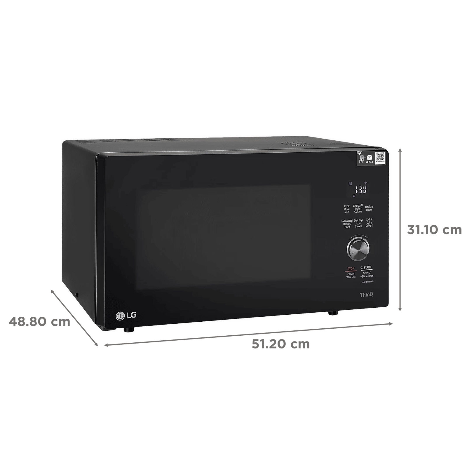 LG 28L Charcoal Convection Microwave Oven with Scan to Cook (MJEN286UFW, Black) LG 28L Charcoal Convection Microwave Oven with Scan to Cook (MJEN286UFW, Black)_2