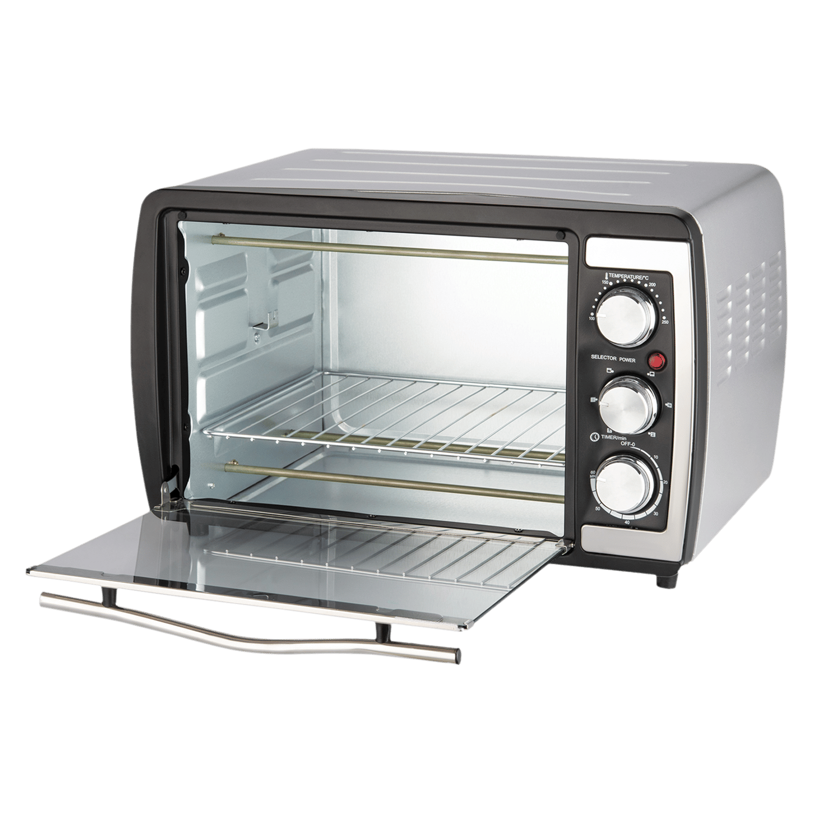 BAJAJ 2000 TM 20L Oven Toaster Grill with Rotisserie Technology (420110, Black & Silver)_4