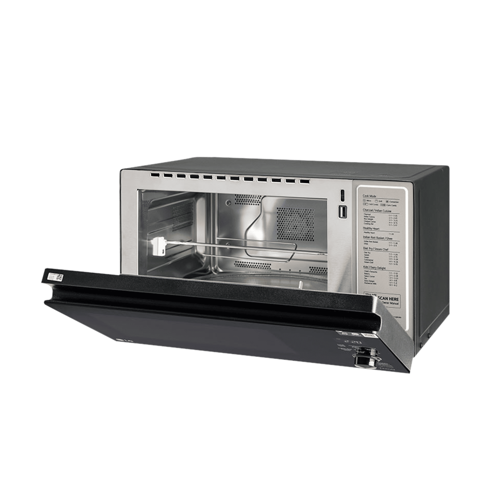 LG MJEN326SFW 32L Charcoal Convection Microwave Oven with Wi-Fi Enabled (Black Smog) LG MJEN326SFW 32L Charcoal Convection Microwave Oven with Wi-Fi Enabled (Black Smog)_9