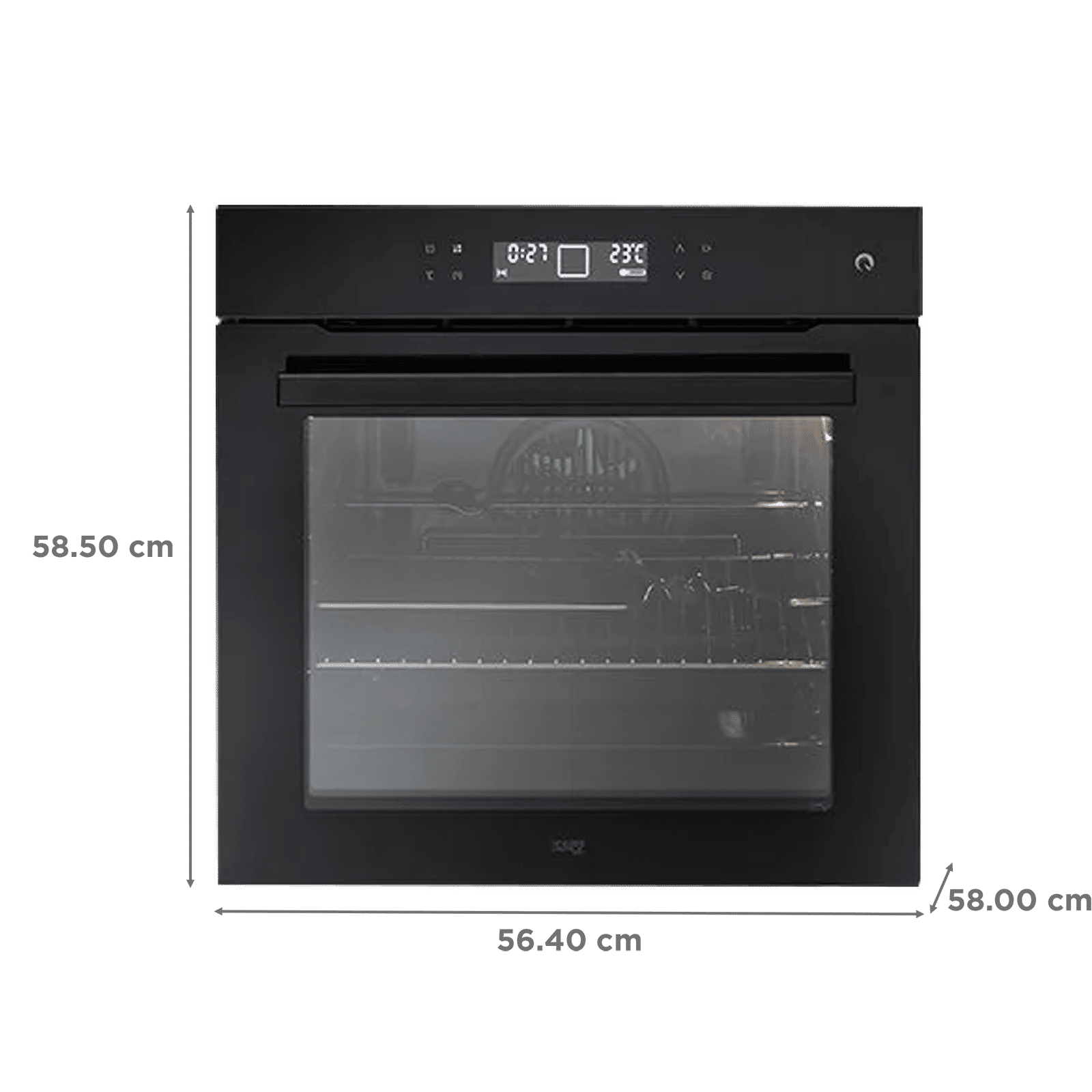 KAFF 81L 60cm Built-in Electric Oven with Air Fryer Function (OV81GIKFAFR, Black)_2