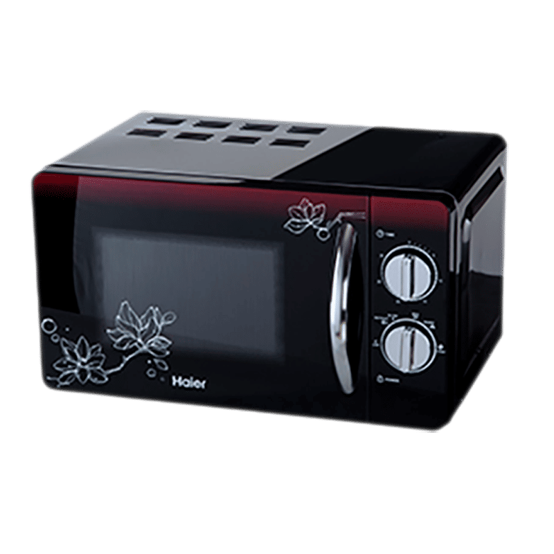 Haier 20L Solo Microwave Oven with Painted Cold Roll Steel Cavity (HIL2001MFPH, Black) Haier 20L Solo Microwave Oven with Painted Cold Roll Steel Cavity (HIL2001MFPH, Black)_10