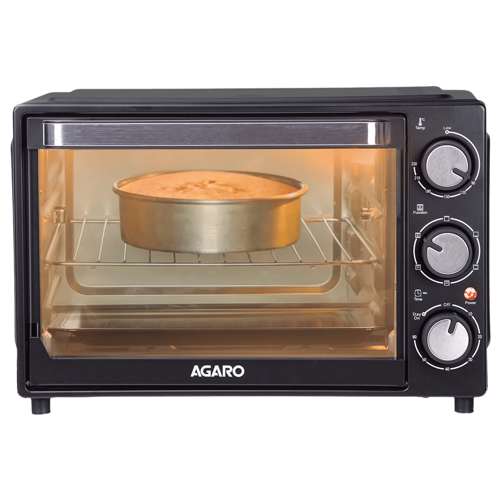 AGARO Grand 30L Oven Toaster Grill with 6 Heating Modes (Black) AGARO Grand 30L Oven Toaster Grill with 6 Heating Modes (Black)_1