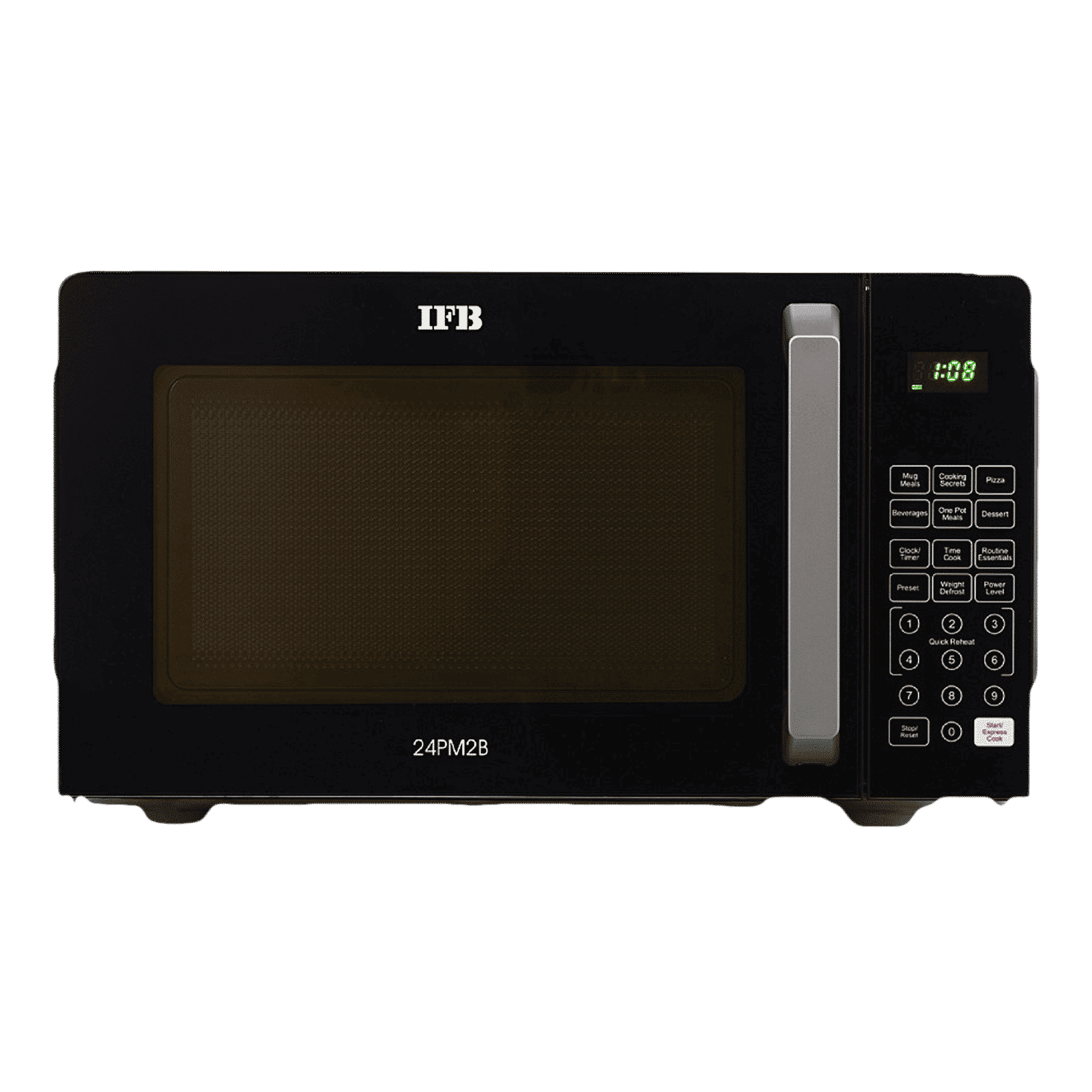 IFB 24PM2B 24L Solo Microwave Oven with 69 Autocook Menus (Black)_1