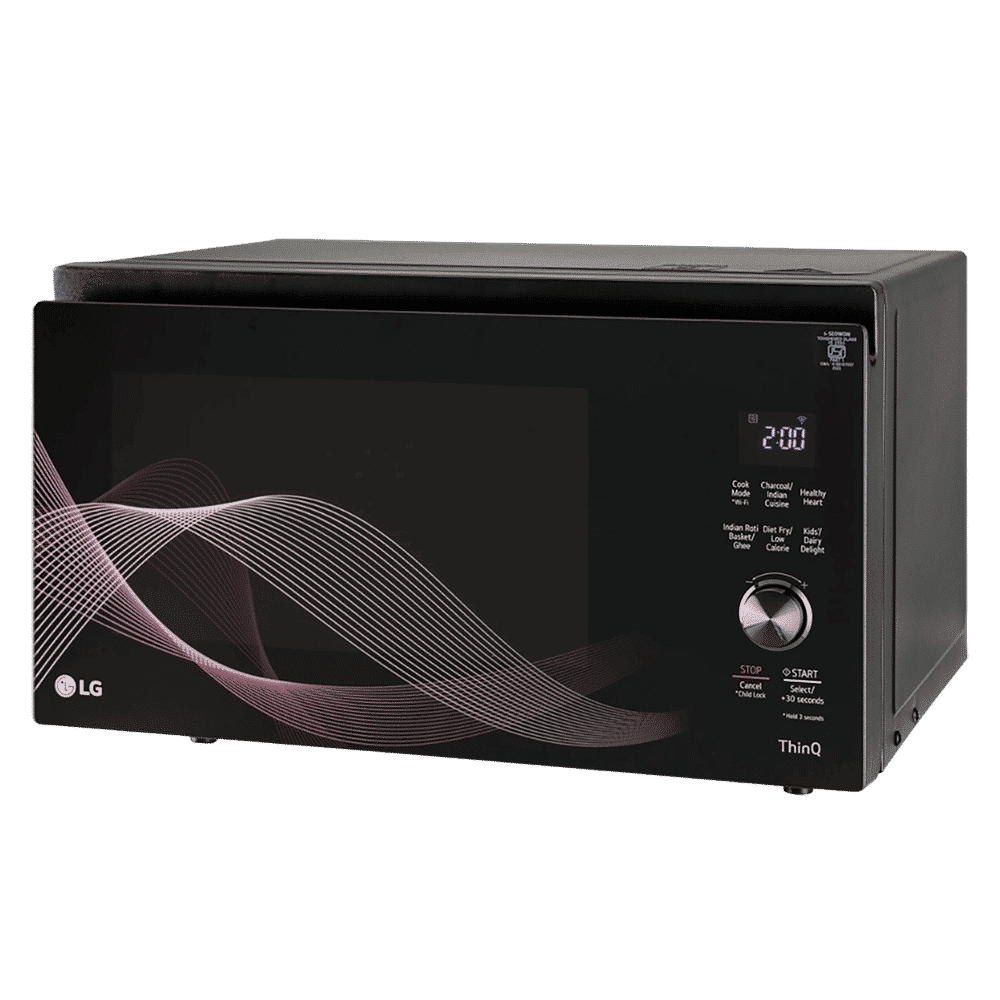 LG 32L Charcoal Convection Microwave Oven with Wi-Fi Support (MJEN326UHW, Black) LG 32L Charcoal Convection Microwave Oven with Wi-Fi Support (MJEN326UHW, Black)_7