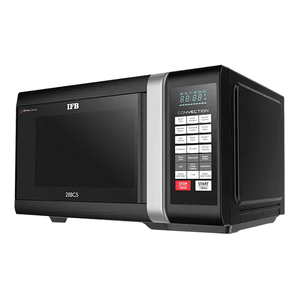 IFB 28L Convection Microwave Oven with 300 Auto Cook Menus (28BC5, Black) IFB 28L Convection Microwave Oven with 300 Auto Cook Menus (28BC5, Black)_8