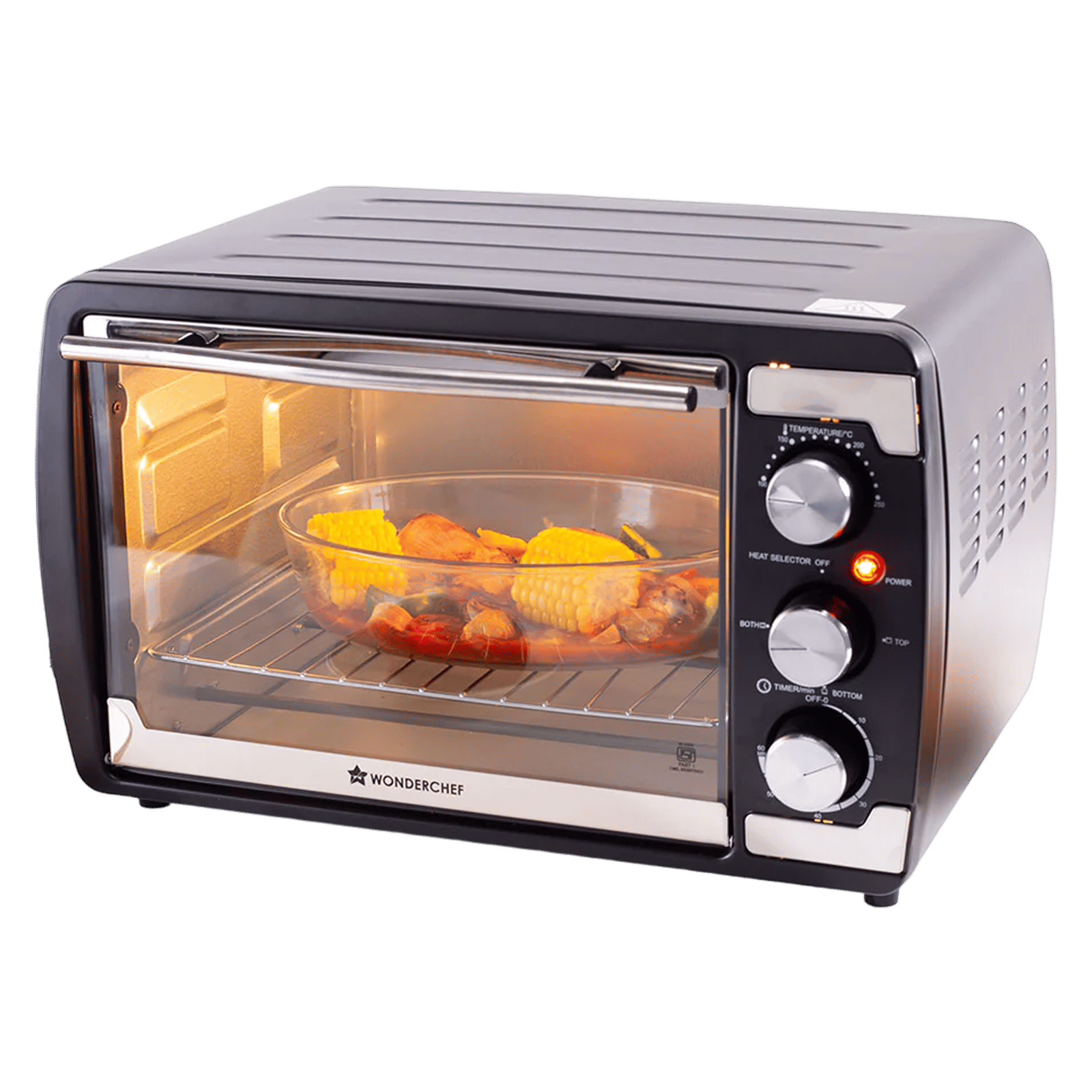 WONDERCHEF 21L Oven Toaster Grill with Auto Shut Off (63154892, Black) WONDERCHEF 21L Oven Toaster Grill with Auto Shut Off (63154892, Black)_1