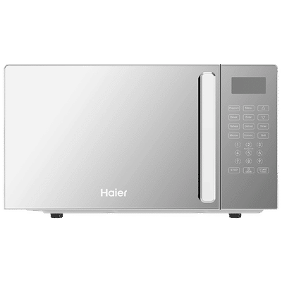 Haier 20L Convection Microwave Oven with 66 Autocook Menu (HIL2001CSSH, Silver)