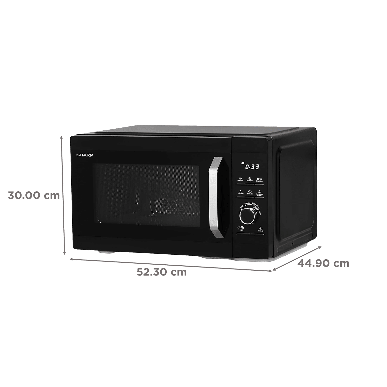 SHARP Kamando-C29 29L Convection & Grill Microwave Oven with Healthy Fry (R-929KN-K/W, Black & White) SHARP Kamando-C29 29L Convection & Grill Microwave Oven with Healthy Fry (R-929KN-K/W, Black & White)_2