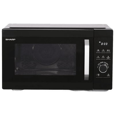 SHARP Kamando-C29 29L Convection & Grill Microwave Oven with Healthy Fry (R-929KN-K/W, Black & White)