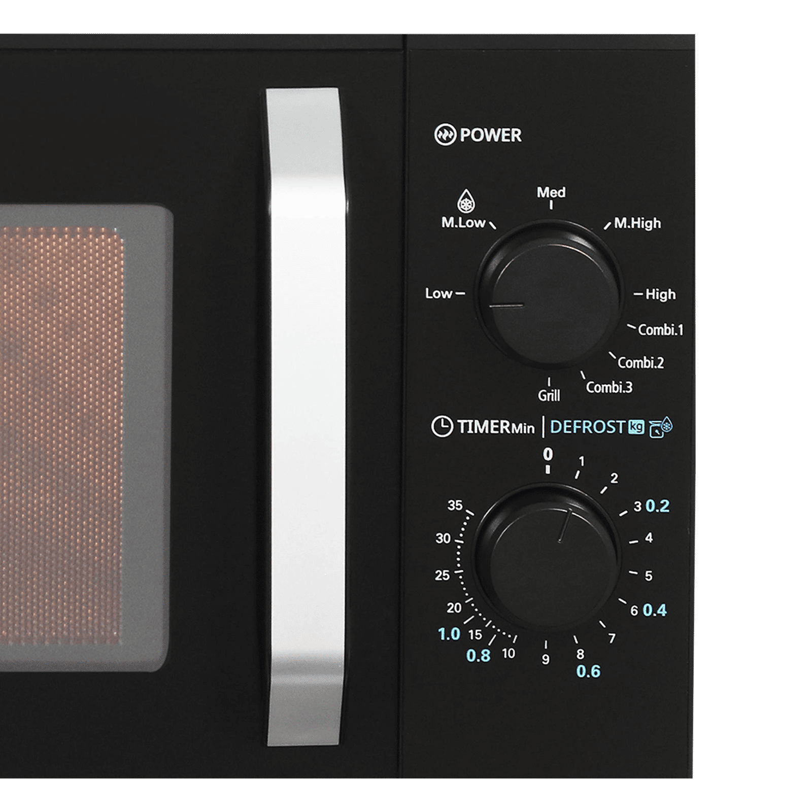 SHARP Hikari-G25 25L Grill Microwave Oven with Quick Start (R-625KN-K/W, Black & White)_4