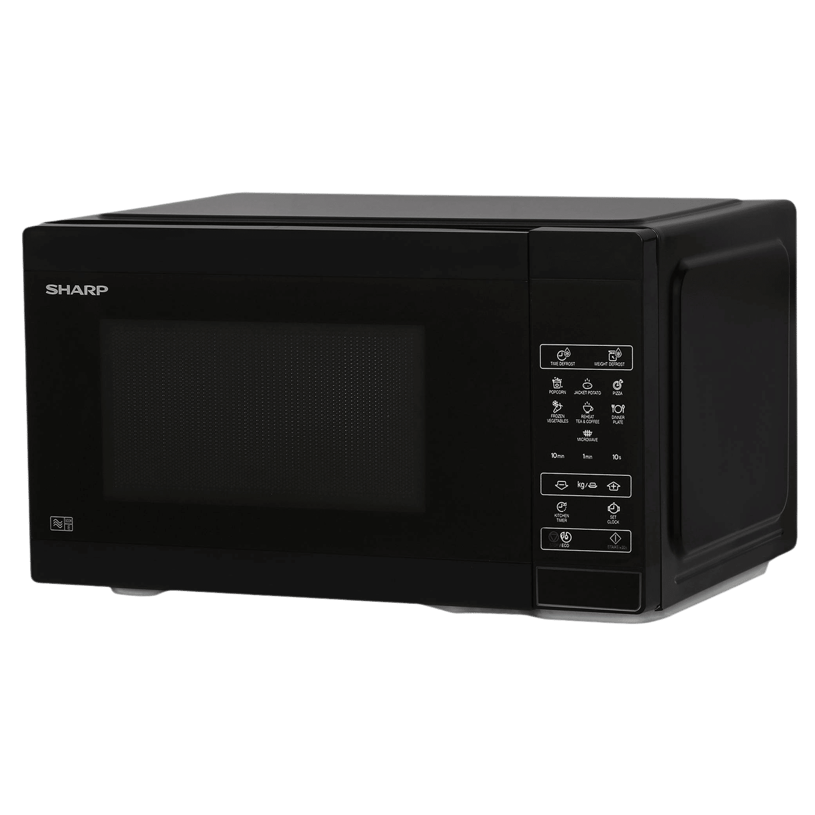SHARP Sakura-S20 20L Solo Microwave Oven with Quick Start (R-220KN-K, Black)_4