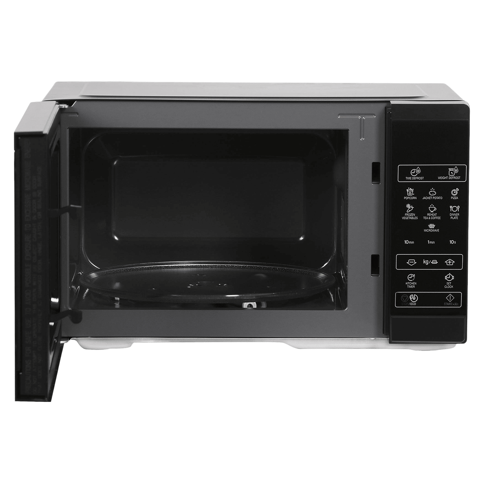 SHARP Sakura-S20 20L Solo Microwave Oven with Quick Start (R-220KN-K, Black)_6