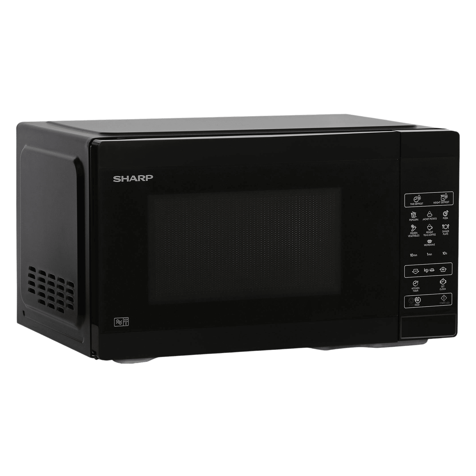 SHARP Sakura-S20 20L Solo Microwave Oven with Quick Start (R-220KN-K, Black)_8